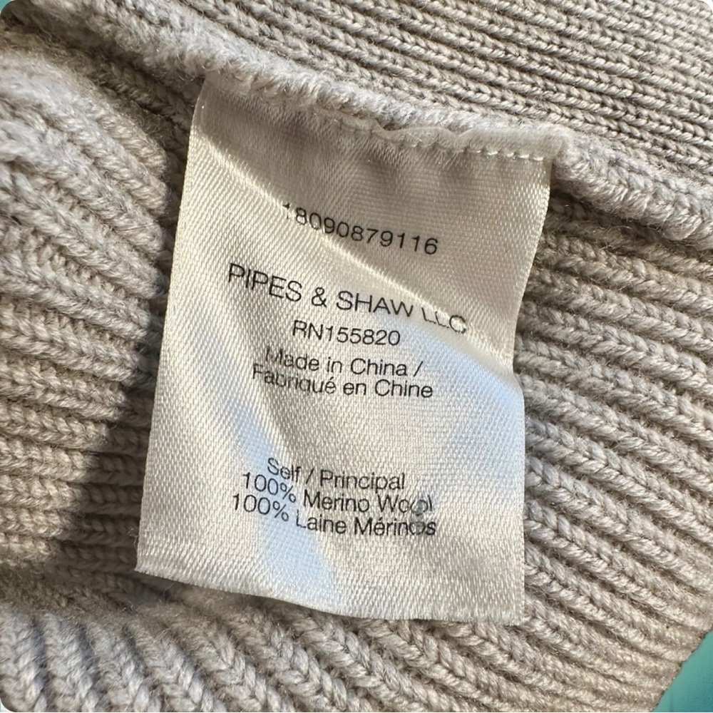 Veronica Beard ‘Jude’ 100% Wool Gray Sweater with Jeweled Accents Size Small - Picture 9 of 16